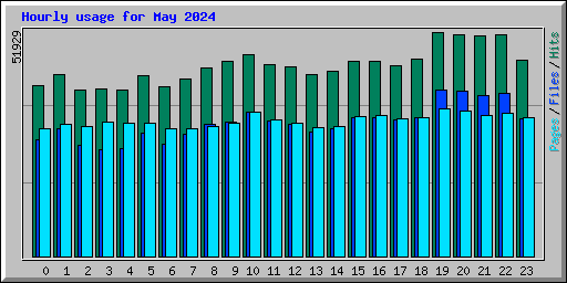 Hourly usage for May 2024