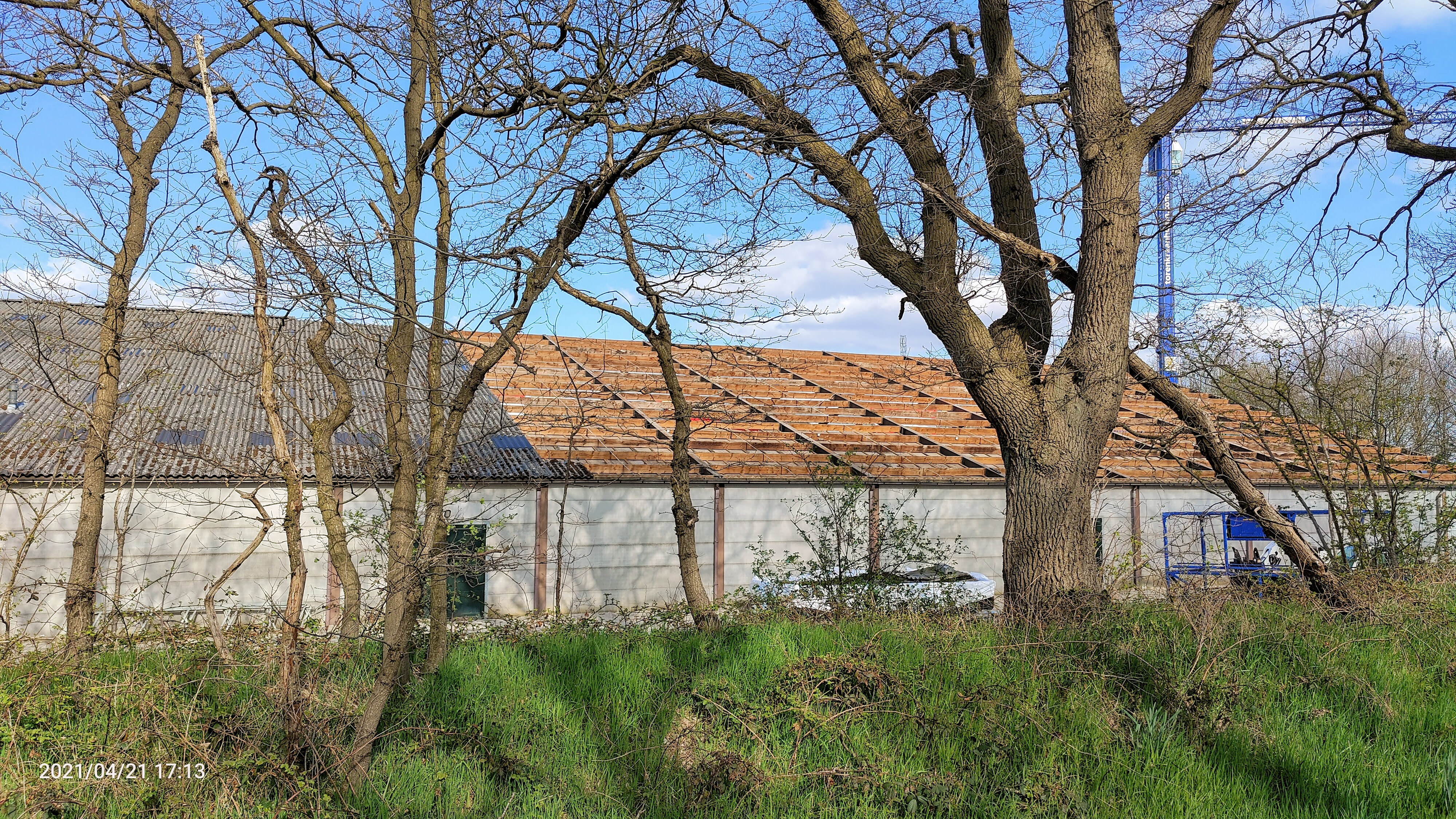 Hippisch Centrum Exloo nieuw dak