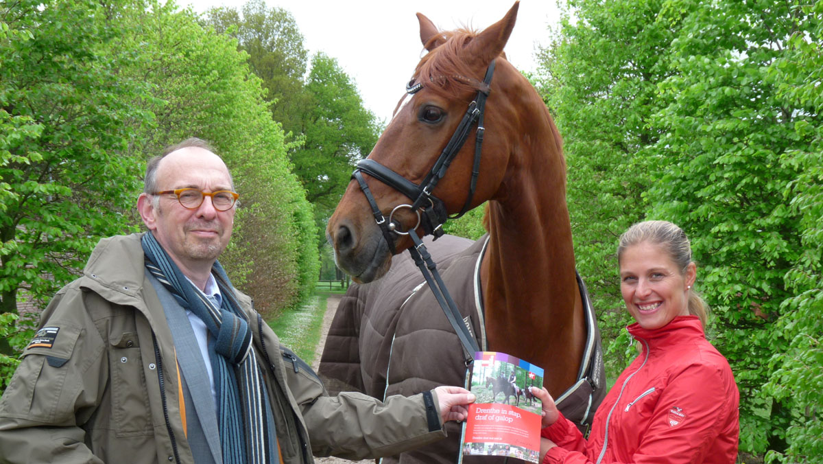 Adelinde Cornelissen brochure ruiterroutes Drenthe