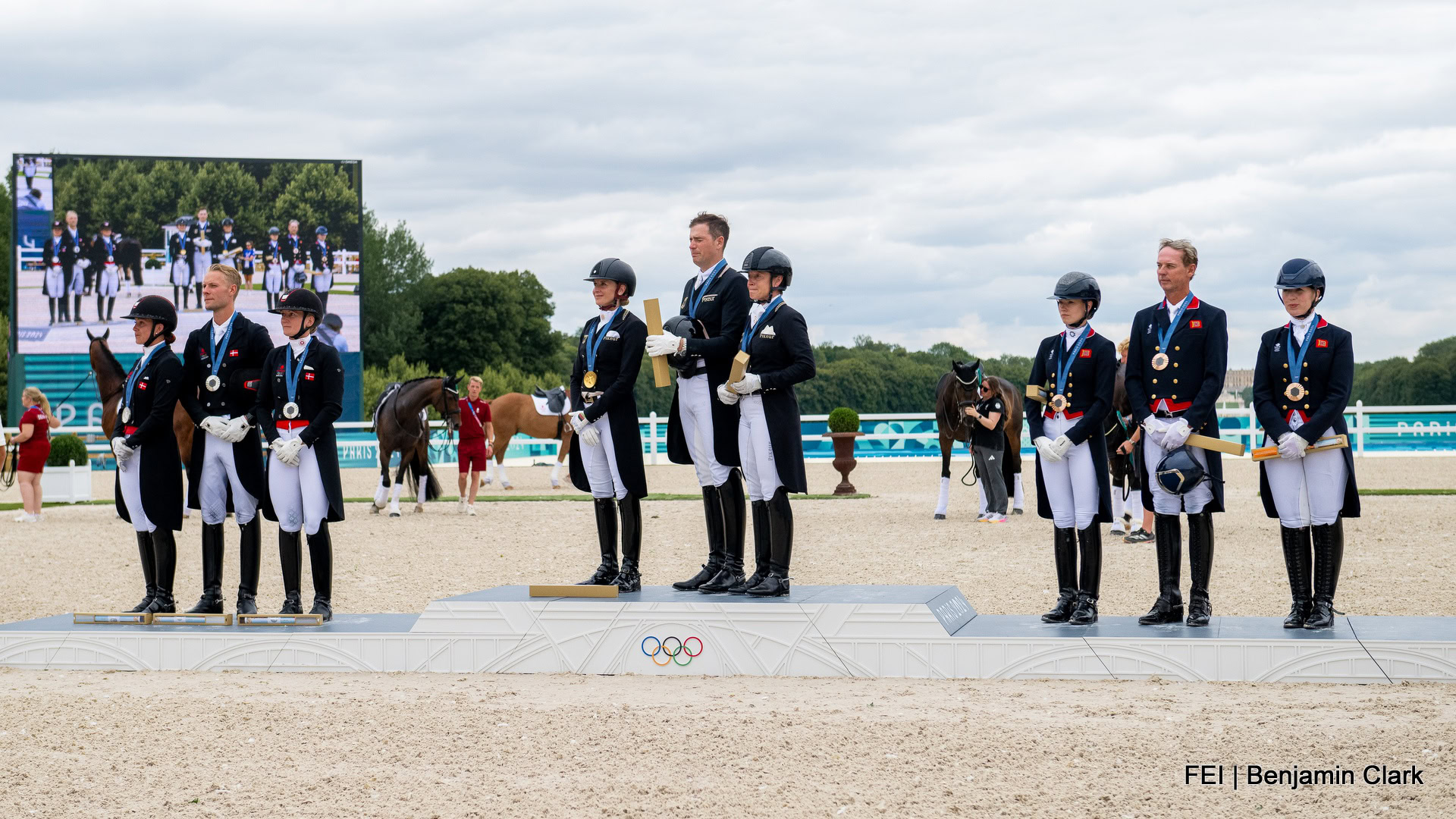 landenwedstrijd dressuur Olympische spelen Parijs